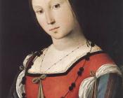 洛伦佐 科斯塔 : Portrait of a Lady with a Lap-dog